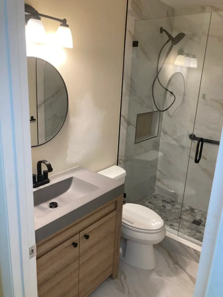 Bathroom Shower Remodel in Bradenton — 80s shower update