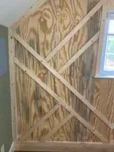 3D Accent Wall Installation in Longs — 3d accent wall installation